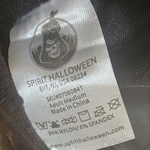 Spirit Halloween black bustier size M - Picture 6 of 8